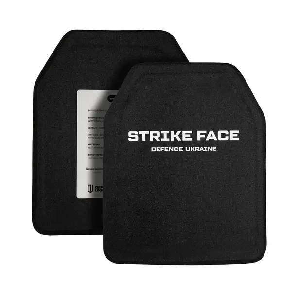 1 - Керамічні бронеплити 6 класу захисту (AI2O3). Рівень NIJ-IV. Вага 2.8 кг. Розмір (M) 25×30 см.
