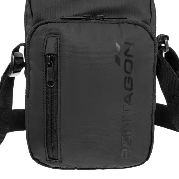 5 - Сумка через плече Pentagon Kleos Stealth Messenger. Чорний