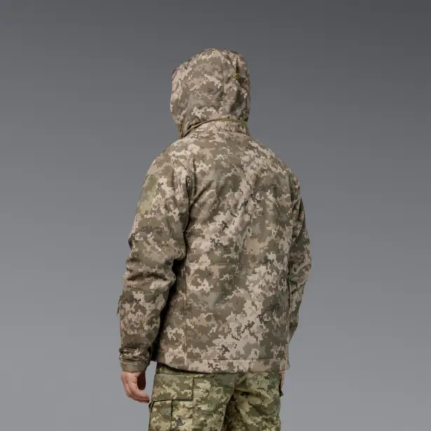 5 - Куртка тактична SoftShell APEX Shield Storm. Осінь-Весна Піксель. Розмір S