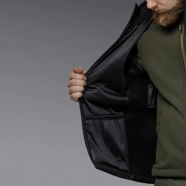 8 - Куртка тактична SoftShell APEX Flex. Осінь-Весна Чорний. Розмір M