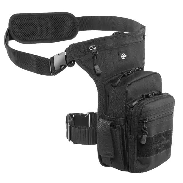 1 - Набедренная сумка Pentagon Max S 2.0 Thigh Pouch 3.7 л. Черный