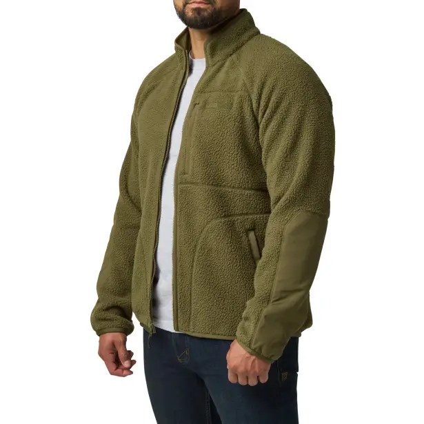 1 - Куртка флісова 5.11 Tactical® HQ Tech Fleece Jacket. Колір Олива. Розмір S.