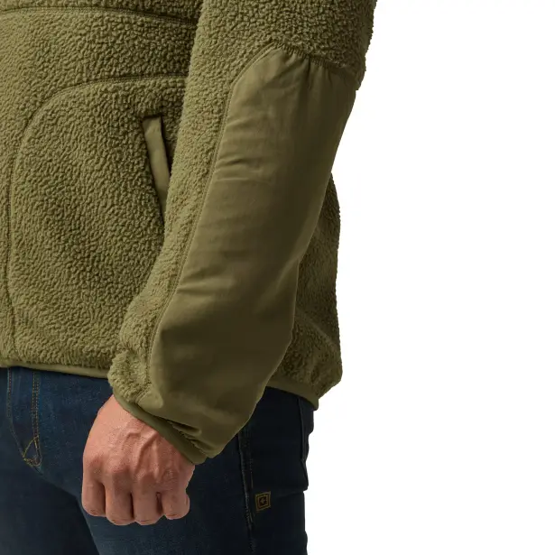 6 - Куртка флісова 5.11 Tactical® HQ Tech Fleece Jacket. Колір Олива. Розмір L.