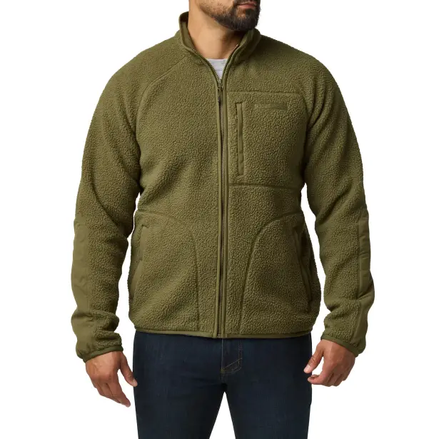 3 - Куртка флисовая 5.11 Tactical® HQ Tech Fleece Jacket. Цвет Олива. Размер XXL.