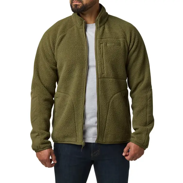 4 - Куртка флисовая 5.11 Tactical® HQ Tech Fleece Jacket. Цвет Олива. Размер XXL.
