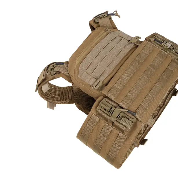12 - Плитоноска SVAROG PRO з системою швидкого скидання. Molle. Колір Койот.