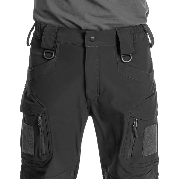 6 - Брюки влагозащитные Sturm (Softshell Pants Assault). Цвет Черный. Размер S.