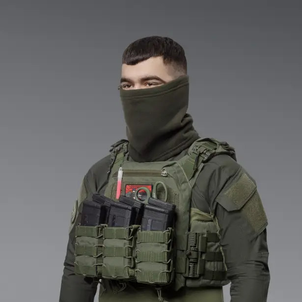 2 - Флісовий Бафф Winter Neck Олива. Polyester. Розмір: S-M