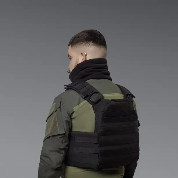 3 - Флисовый Бафф Winter Neck Черный. Polyester. Размер: S-M