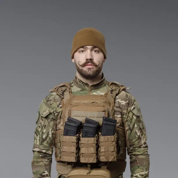 4 - Шапка флисовая Winter Cap Койот. Polyester. Размер: S-M