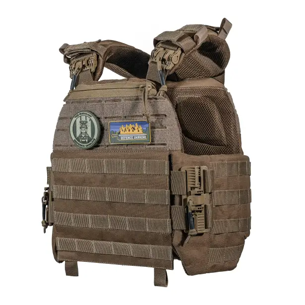 1 - Плитоноска TUR PRO Gen 2, система швидкого скидання. Molle. Колір Койот. Розмір M.