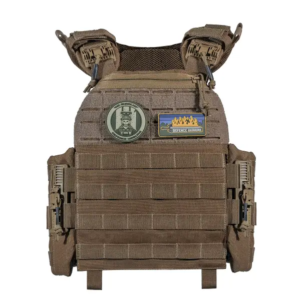 3 - Плитоноска TUR PRO Gen 2, система швидкого скидання. Molle. Колір Койот. Розмір M.