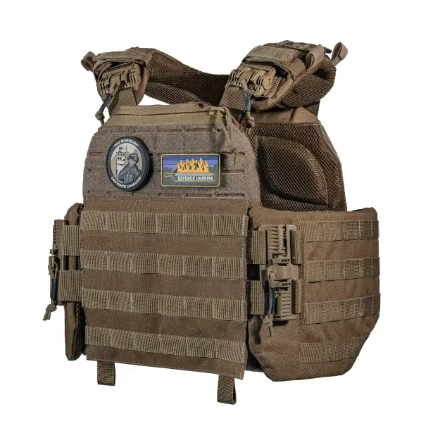 1 - Плитоноска TUR PRO Gen 2, система швидкого скидання. Molle. Колір Койот. Розмір XL.