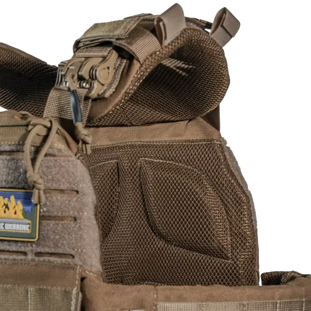 8 - Плитоноска TUR PRO Gen 2, система швидкого скидання. Molle. Колір Койот. Розмір XL.