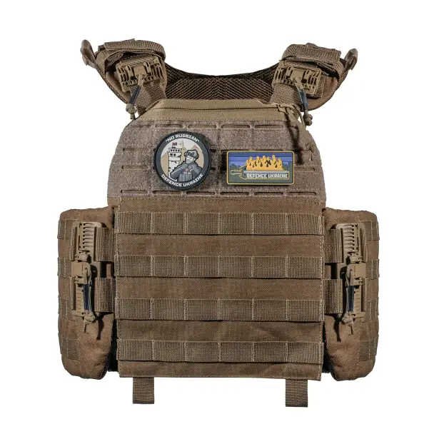 6 - Плитоноска TUR PRO Gen 2, система швидкого скидання. Molle. Колір Койот. Розмір XL.