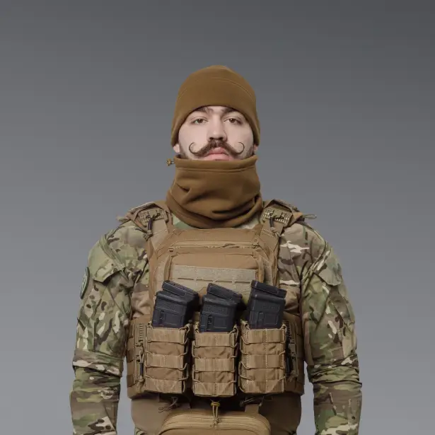 6 - Комплект Winter Tactical Kit: Бафф + Шапка Койот. Размер S-M