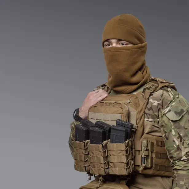 7 - Комплект Winter Tactical Kit: Бафф + Шапка Койот. Размер S-M