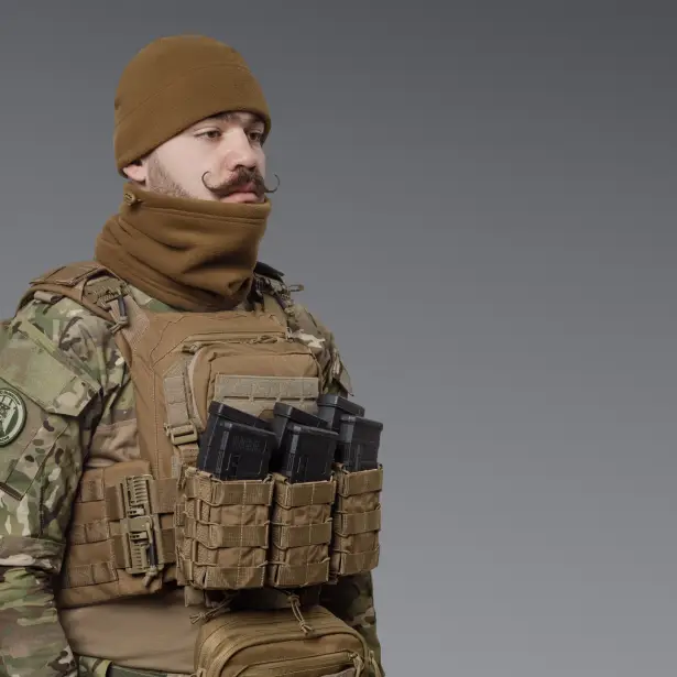 5 - Комплект Winter Tactical Kit: Бафф + Шапка Койот. Размер S-M