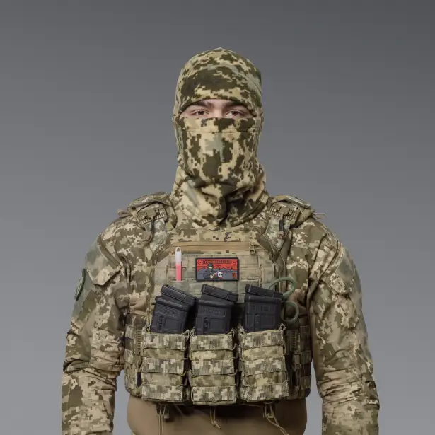 4 - Комплект Winter Tactical Kit: Бафф + Шапка Піксель. Розмір S-M