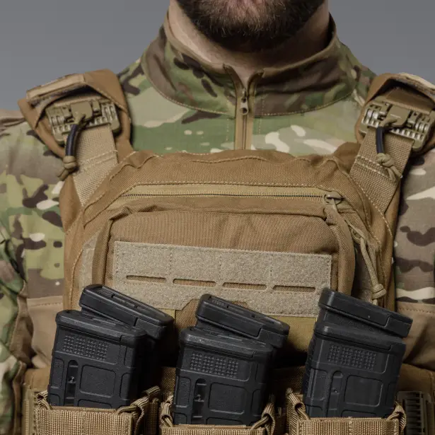 4 - Нагрудний адмін-підсумок. MOLLE. Тактичний підсумок. Койот