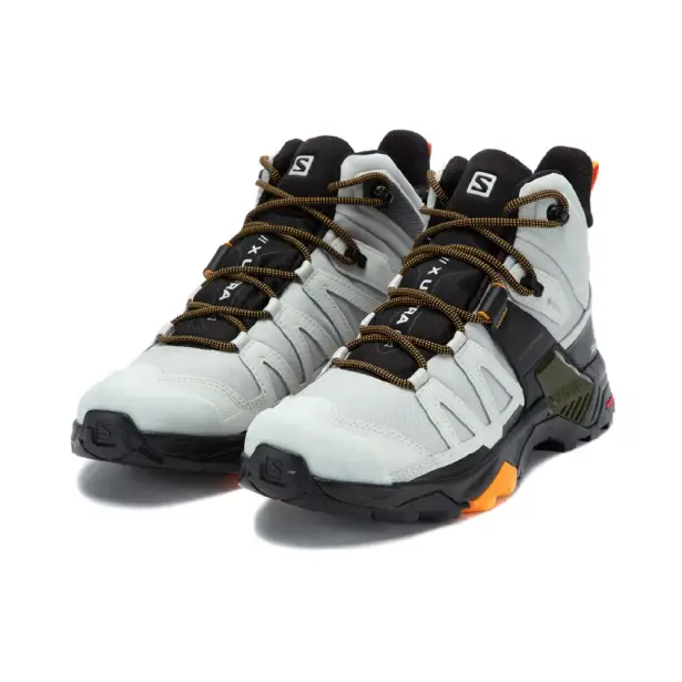3 - Трекінгове взуття Salomon X Ultra 4 MID Gore-Tex (водонепроникні). Lunar rock / Magnet. Розмір 40