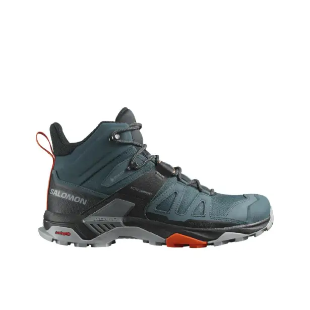 1 - Трекінгове взуття Salomon X Ultra 4 MID Gore-Tex (водонепроникні). Синьо-зелені. Розмір 40