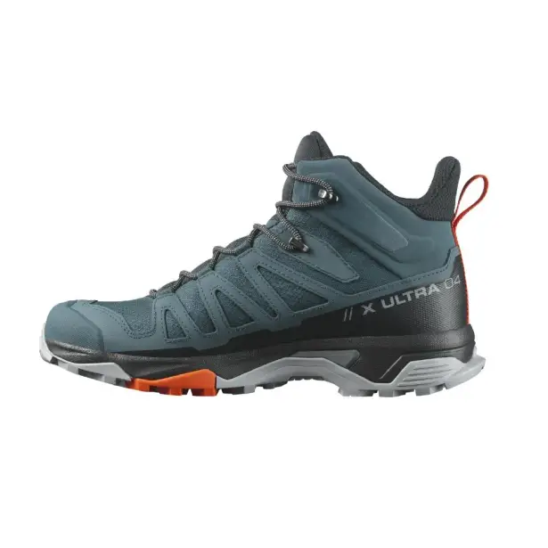 3 - Трекінгове взуття Salomon X Ultra 4 MID Gore-Tex (водонепроникні). Синьо-зелені. Розмір 40