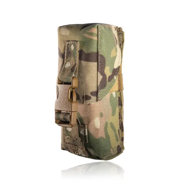 1 - Закрытый двойной подсумок под магазины AK\AR. Cordura 1000D. Molle. Мультикам/Multicam