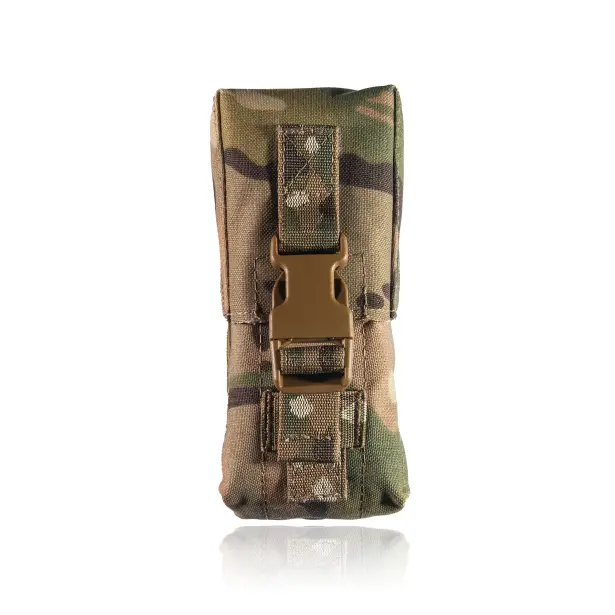 4 - Закрытый двойной подсумок под магазины AK\AR. Cordura 1000D. Molle. Мультикам/Multicam