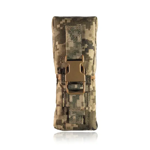 4 - Закритий подвійний підсумок під магазини AK\AR. Cordura 1000D. Molle. Піксель
