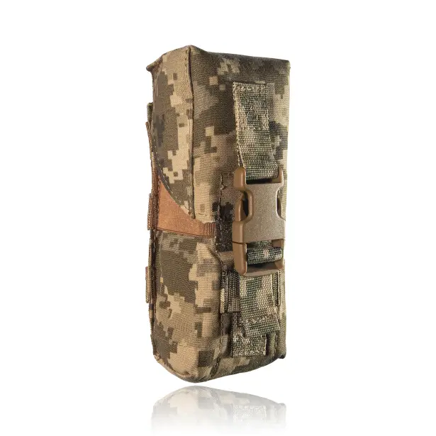 5 - Закритий подвійний підсумок під магазини AK\AR. Cordura 1000D. Molle. Піксель