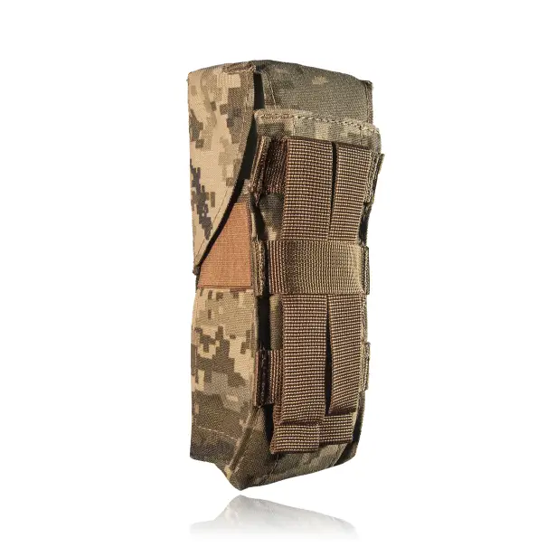 2 - Закритий подвійний підсумок під магазини AK\AR. Cordura 1000D. Molle. Піксель