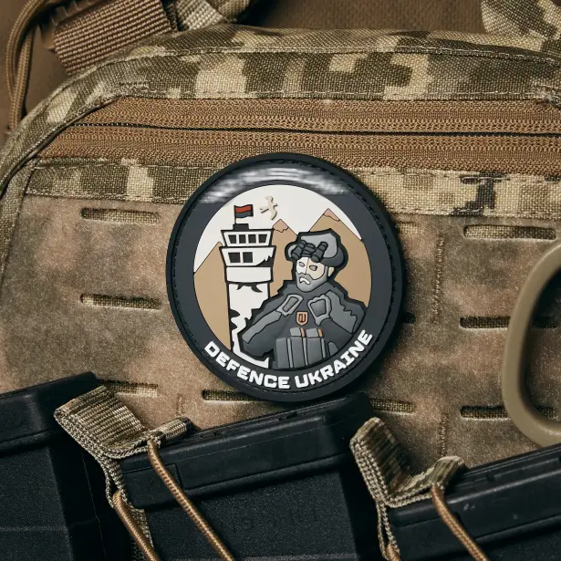 4 - ПВХ Патч (шеврон) «Капитан Прайс» DEFENCE UKRAINE