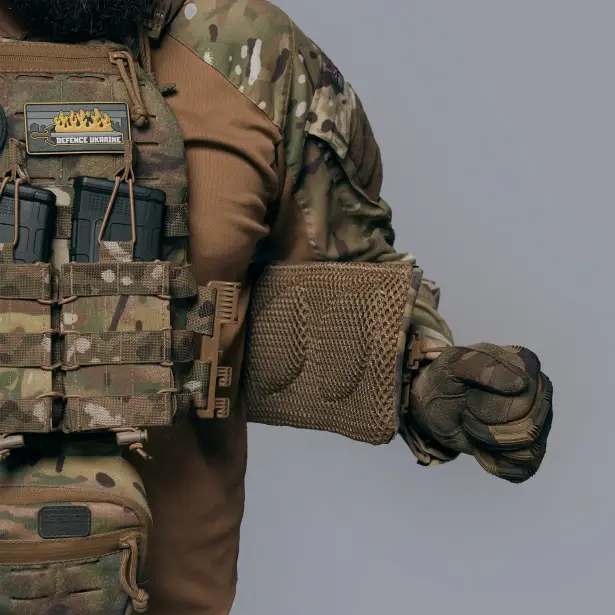 6 - Плитоноска TUR PRO Gen 2, (Комплект 7 подсумков) с системой быстрого сброса. Molle. Цвет Мультикам. Размер M.