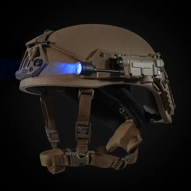7 - Ліхтар тактичний на шолом Sidewinder MPLS 5LED з IFF (свій-чужий) маяком. Койот