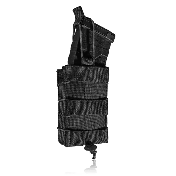 5 - Одинарный подсумок под магазины AK\AR. Cordura 1000D. Molle. Черный