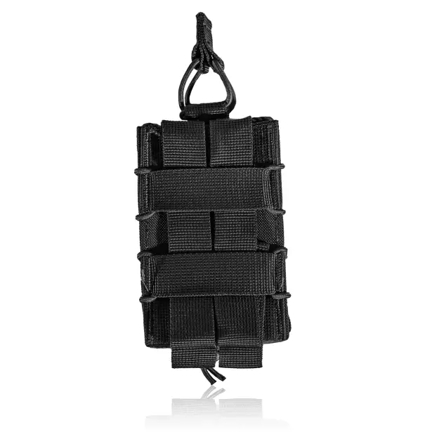 3 - Одинарный подсумок под магазины AK\AR. Cordura 1000D. Molle. Черный