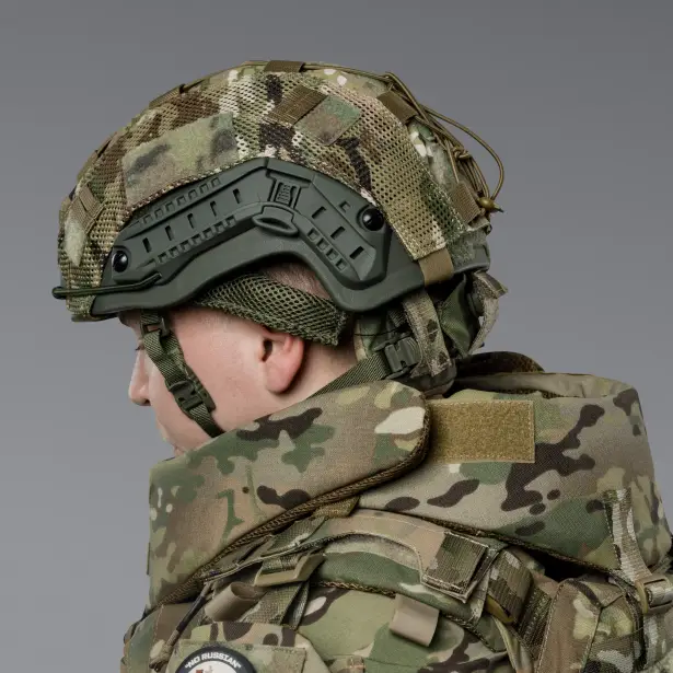 6 - Балістичний захист шиї 2-го класу захисту. CORDURA 1000D. Мультикам