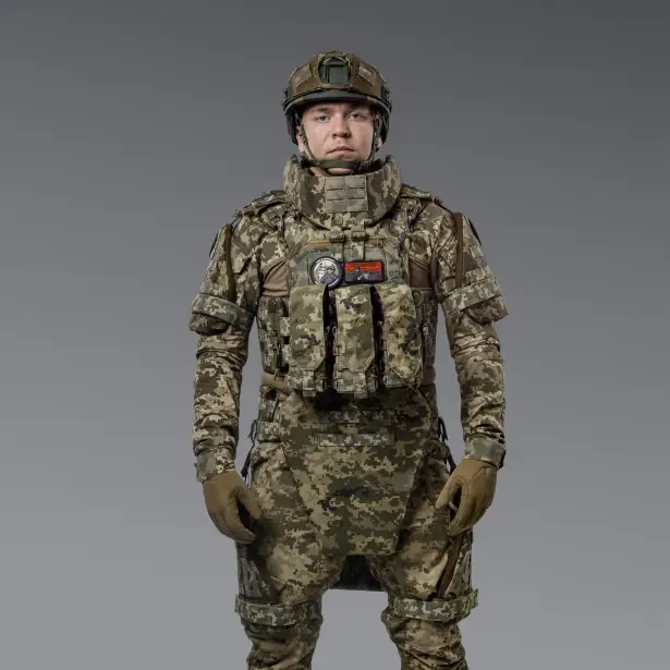 6 - Баллистическая защита шеи 2-го класса защиты. CORDURA 1000D. Пиксель