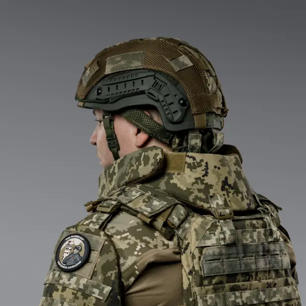 4 - Баллистическая защита шеи 2-го класса защиты. CORDURA 1000D. Пиксель