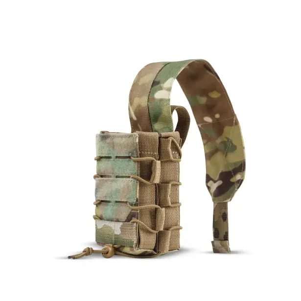 8 - Подвійний закритий підсумок під магазини AK\AR. Cordura 1000D. Molle. Мультикам