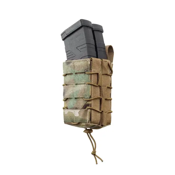 1 - Двойной подсумок под магазины AK\AR. Cordura 1000D. Molle. Мультикам