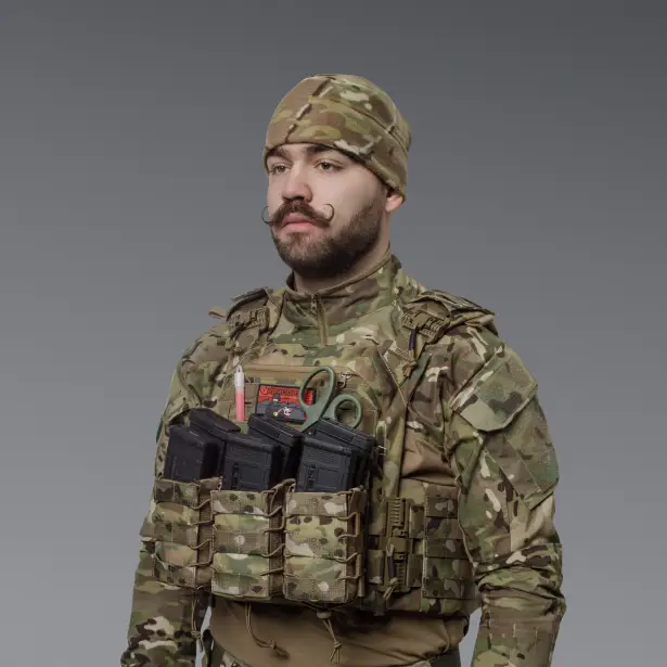3 - Двойной подсумок под магазины AK\AR. Cordura 1000D. Molle. Мультикам