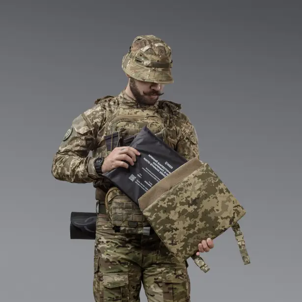 4 - Тактический коврик для сидения. CORDURA 1000D. Пиксель