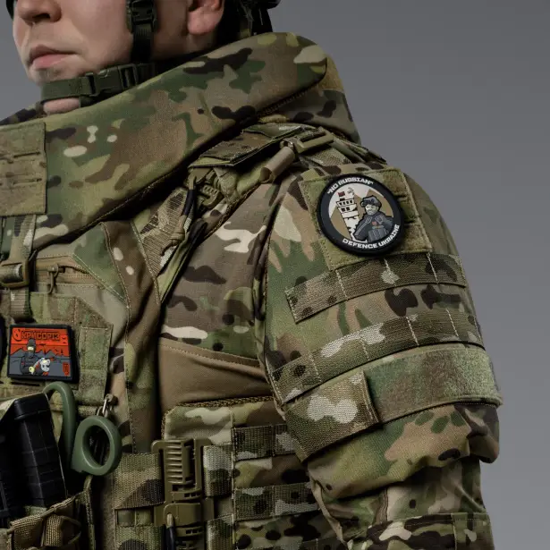 6 - Балістичний захист плечей 2-го класу захисту. CORDURA 1000D. Мультикам