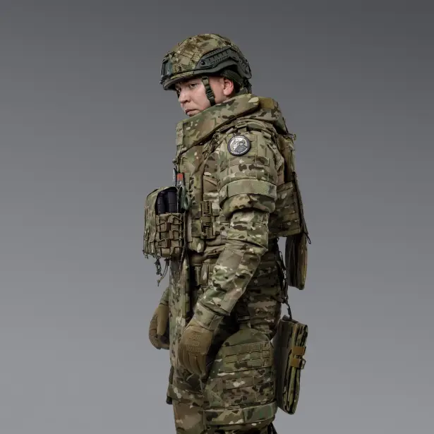 7 - Балістичний захист плечей 2-го класу захисту. CORDURA 1000D. Мультикам