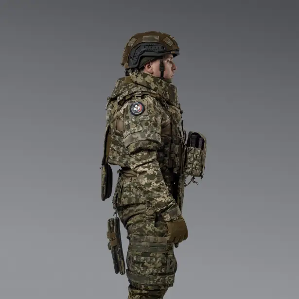 3 - Баллистическая защита бедер 2-го класса защиты. CORDURA 1000D. Пиксель