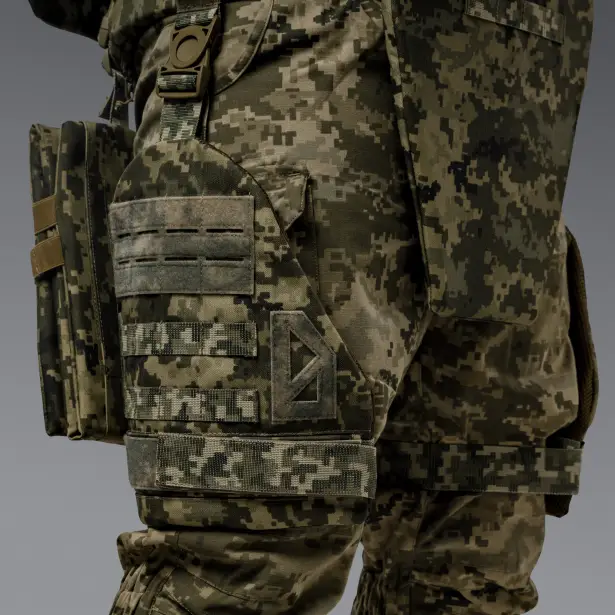 5 - Баллистическая защита бедер 2-го класса защиты. CORDURA 1000D. Пиксель