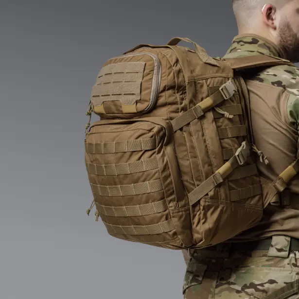 5 - Тактичний рюкзак Scout на 40л. CORDURA 1000D Койот