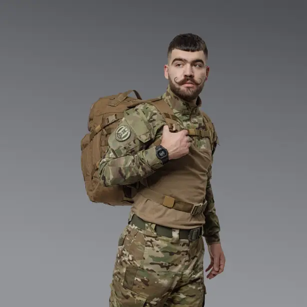 4 - Тактичний рюкзак Scout на 40л. CORDURA 1000D Койот